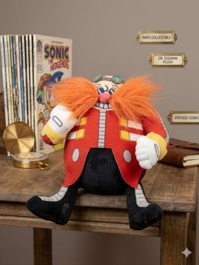 KIDROBOT x SEGA Dr. Eggman Phunny Plush (6.5") Collector's Item!